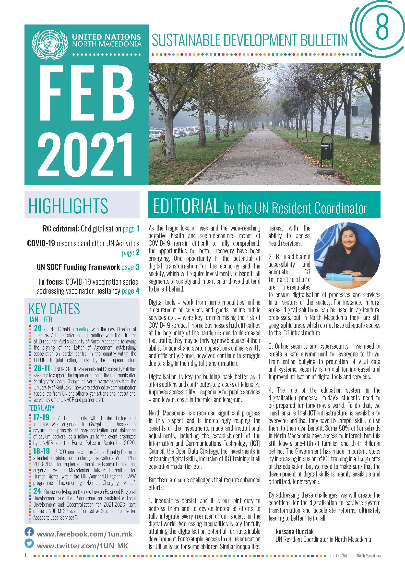 Front page February bulletin