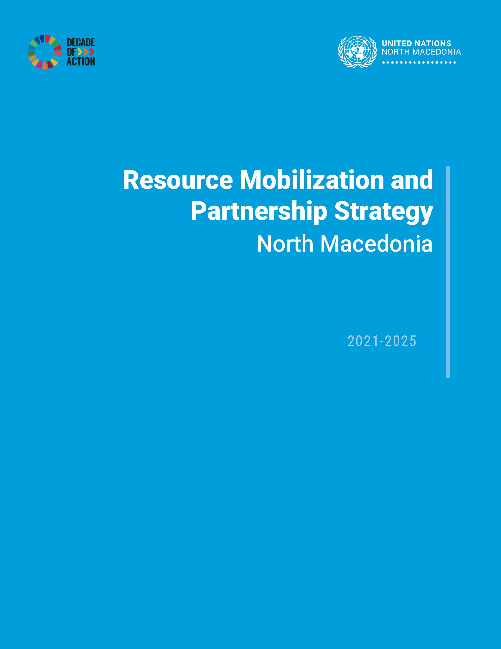 Resource Mobilization and Partnership Strategy North Macedonia
